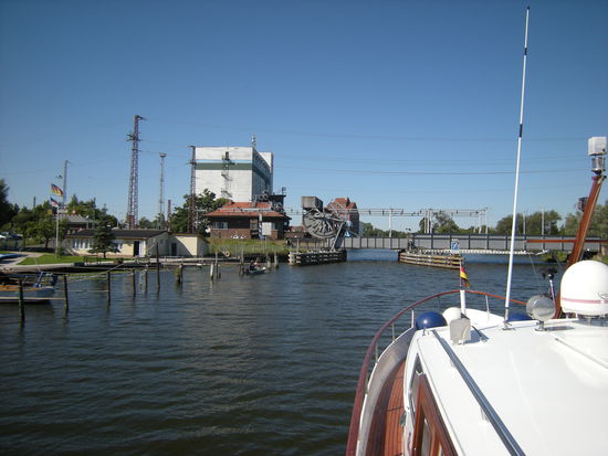 die Hebebrücke in Anklam