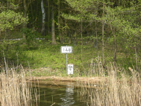 Kilometrierung der Elde