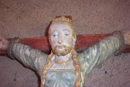 St. Acombe, die bärtige Jungfrau