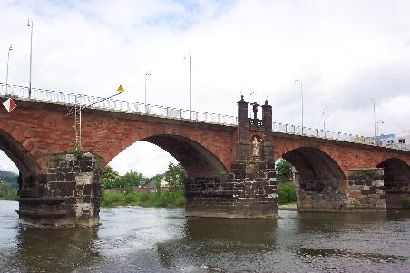 die Römerbrücke in Trier