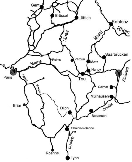 hier kann man sich einen Überblick über die Route verschaffen