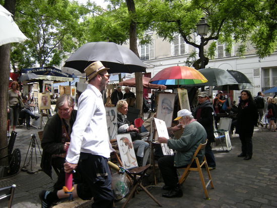 place de tetre auf dem Montmartre