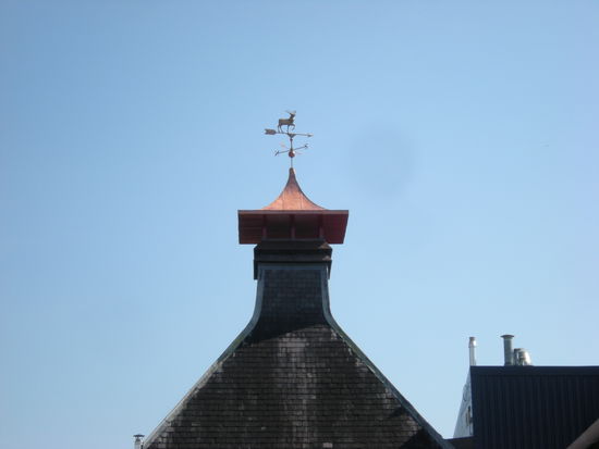 diese Türmchen sind die Wahrzeichen der schottischen Destillen