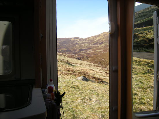 schöner Ausblick von der Küche