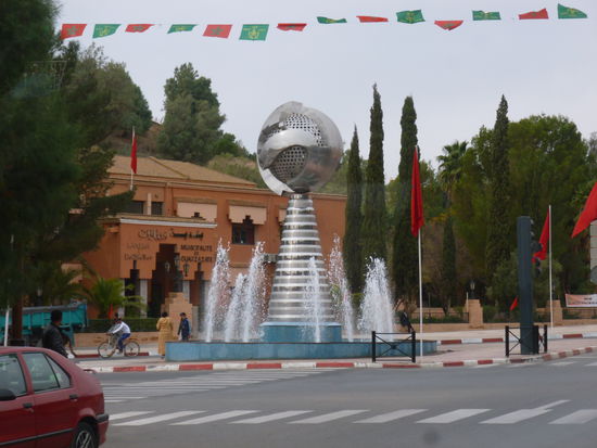 Quarzazate, die Filmstadt, berühmt durch Filme wie die Bibel, die Mumie, das heilige Kind, usw.