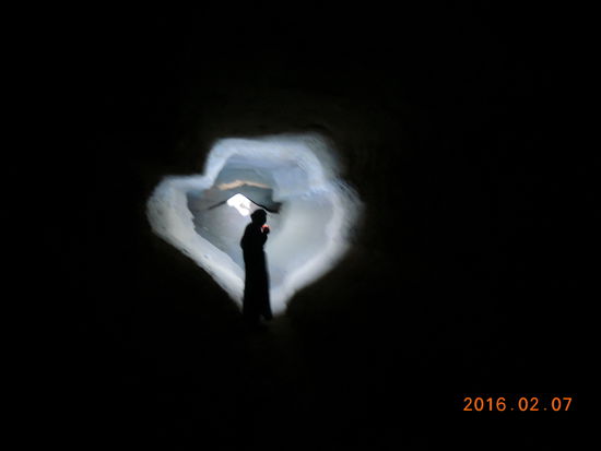 in der Wasserleitung unter Tage