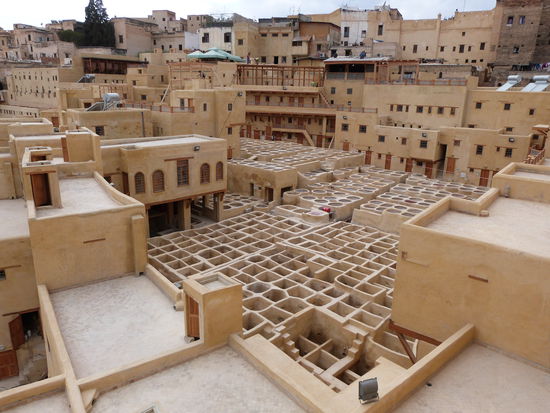 Die Färberkessel werden gerade renoviert