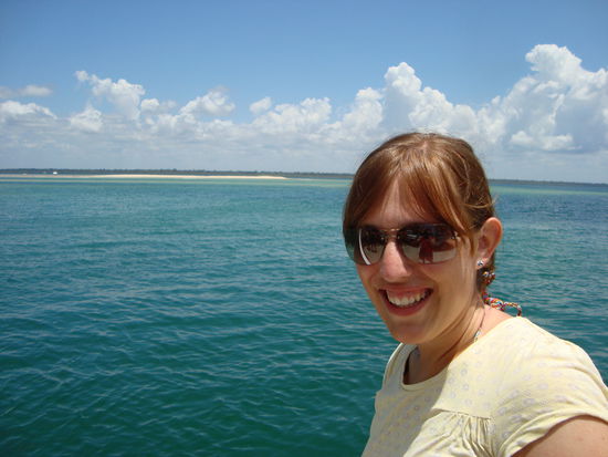 auf der Faehre nach Fraser Island