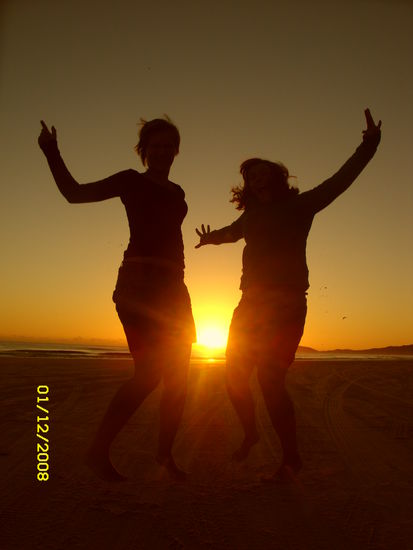 Jump into the sunrise