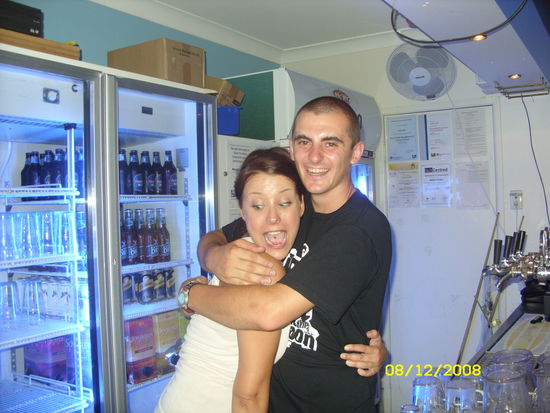 Vera, unsere Hamburgerin, und unser Schotte John