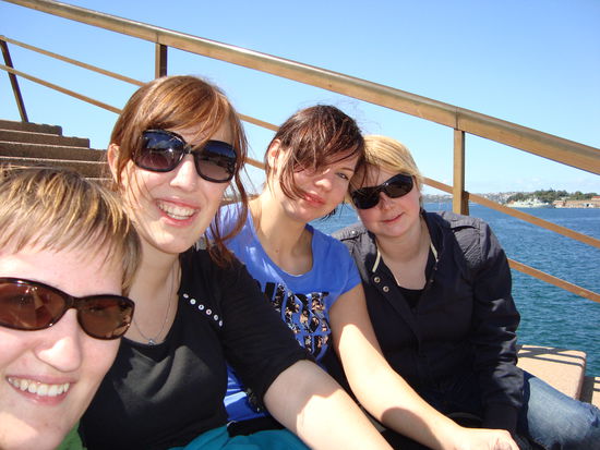 Andrea, ich, Daniela und Maria