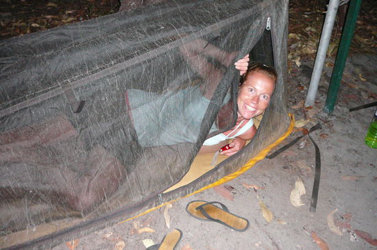 Deshalb hatte ich Moskitos im Swag