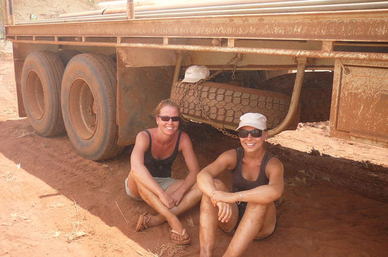 Zwei Pigs im Schatten...