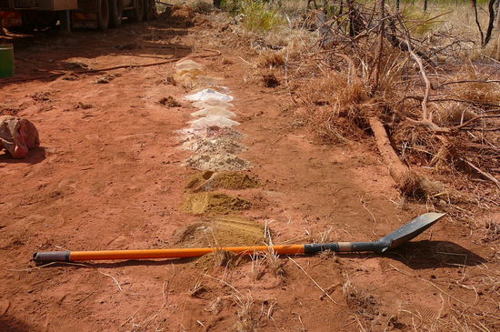 Die verschiedenen Erdschichten...