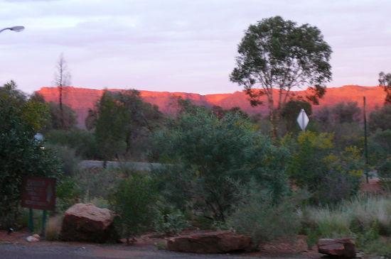 Schnell einen Blick auf den Sunset an den Kings Canyon's