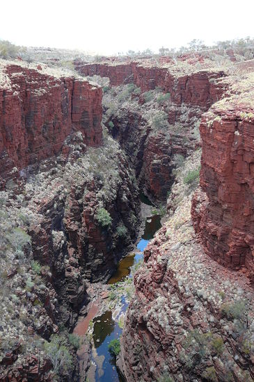Auch da unten ging unsere Wanderung entlang...*schwimmen, laufen, klettern*