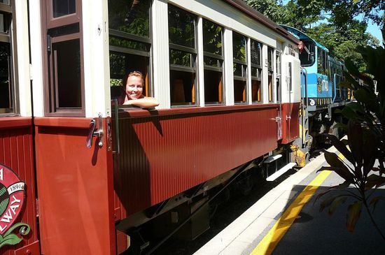 Kuranda - am aeltesten Bahnhof Aussi's