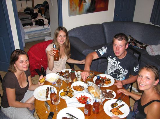 Yummy...
Letztes BBQ together!