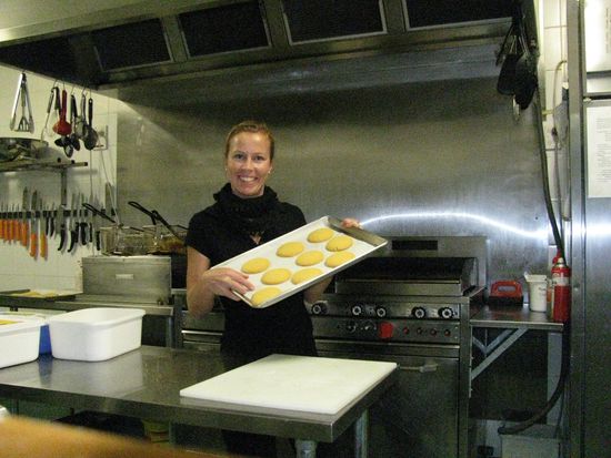 At work!!! 
Galleon Cafe