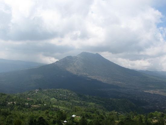 Hoch oben auf Mt. Batur