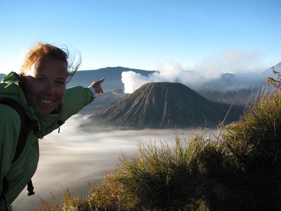 Blick auf Vulkano Bromo