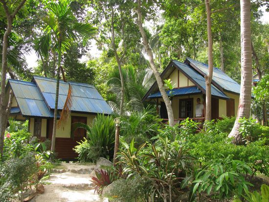 Unser Bungalow am Bottle Beach