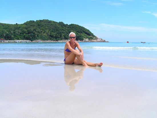 Am Long Beach auf Pulau Perhentian Kecil