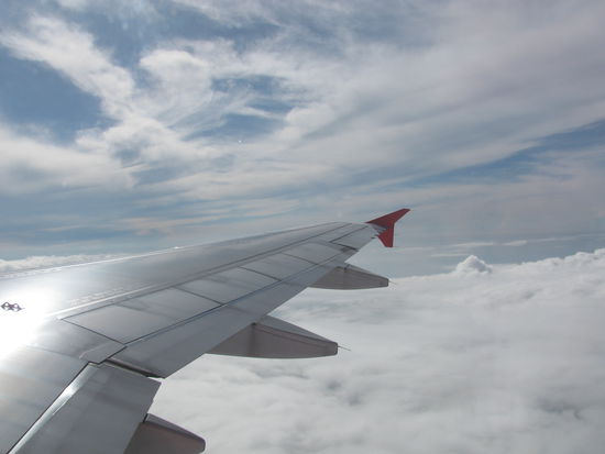 Ueber den Wolken von Malaysia nach Vietnam