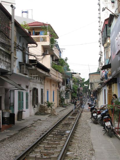 Das Leben an der Bahnschiene!