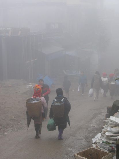 Welcome im vernebelten Sapa!