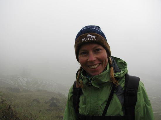 Viel konnten wir von der genialen Landschaft nicht sehen!