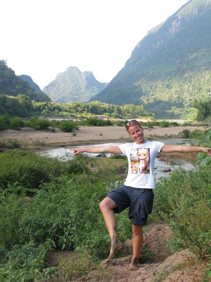 Nach unserer Riverwanderung - kostenloses Schlammbad