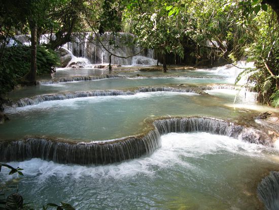 Und hier ist der Wasserfall