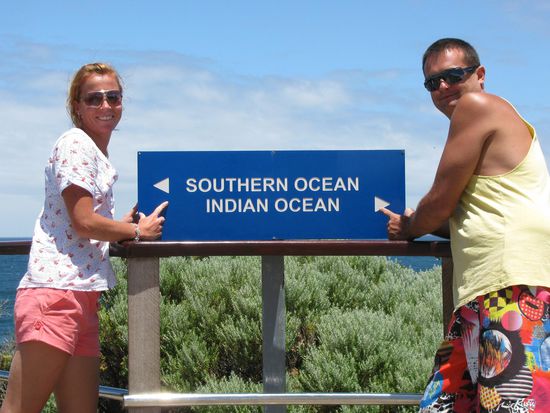 Der indische Ocean ist mir lieber....
Doch von hier ab werden wir nun vom kalten Southern Ocean begleitet