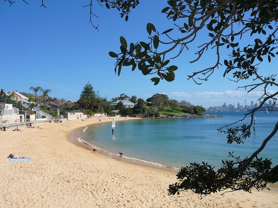 Unsere Schlaf-Bucht am Watson Bay...