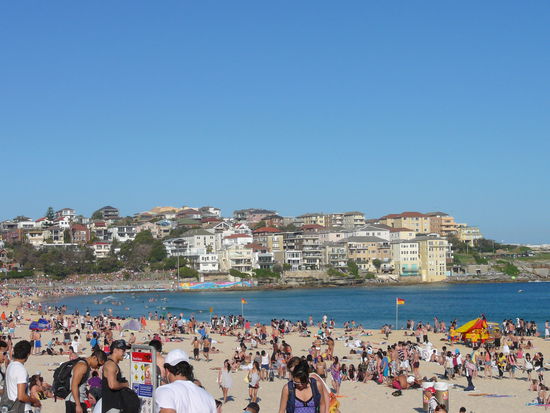 Am Bondi Beach...