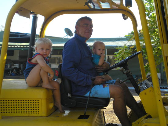 Trevor mit seinen Kid's