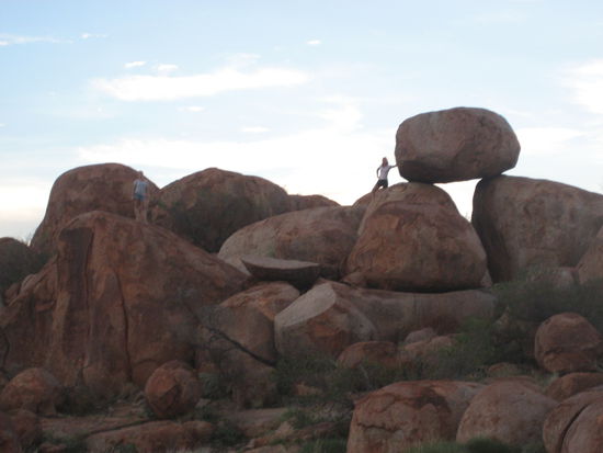 Das sind sie also die Devil Marbles