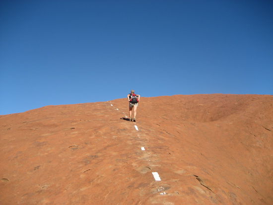 Leider kommt es auf dem Foto nicht so steil rueber wie es wirklich war!!!