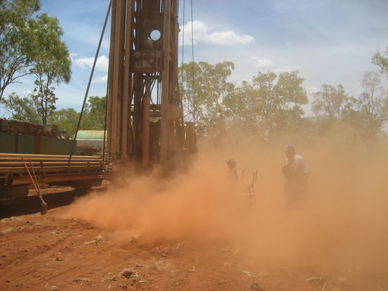 wir durften bei ner Bohrung dabei sein
