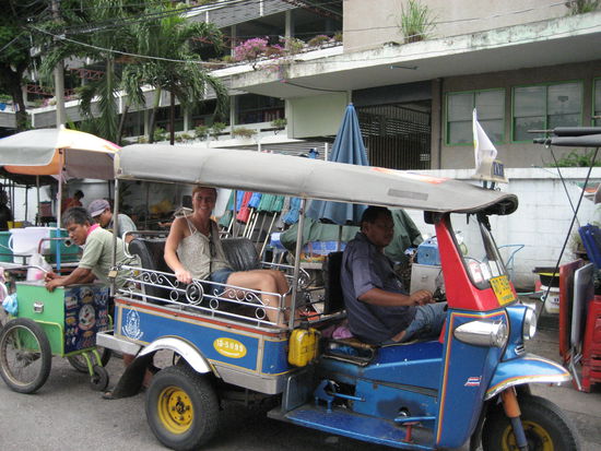 Der erste Tuk Tuk Fahrer..