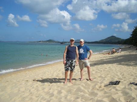Der Strand ist definitiv schoener als wir !