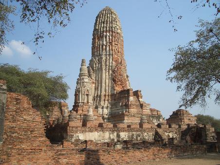 Ein Tempel in Ayutthaya