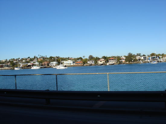 Wohnhäuser am Brisbane River