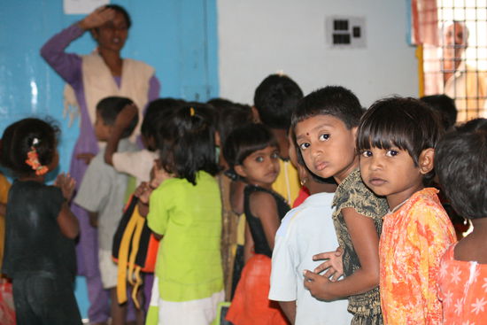 Die Kiddis duerfen nun nach Hause...