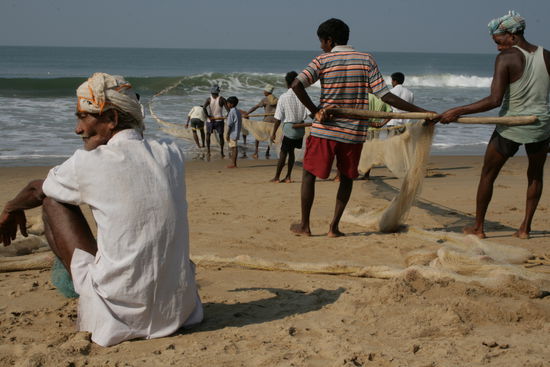 Fischer und ihre Netze...