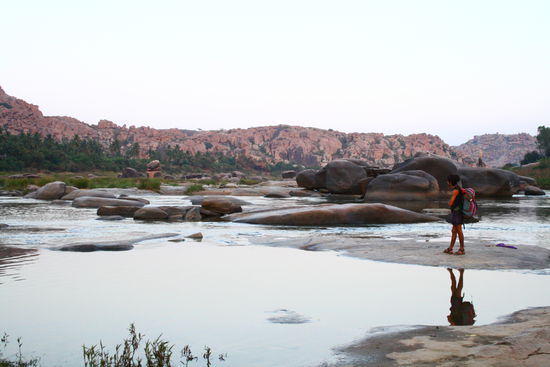 Warten auf das Boot...