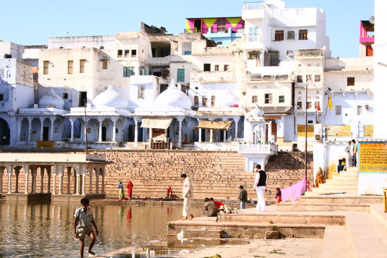 Pilger am heiligen See