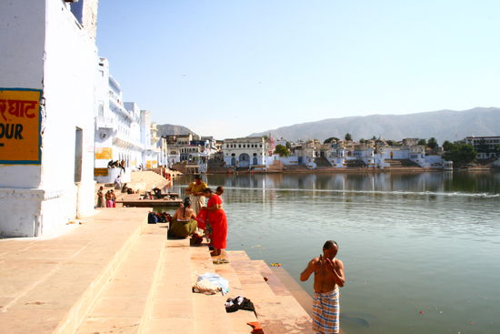 Rasieren am heiligen See!