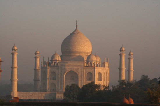 Das Taj im Morgenlicht